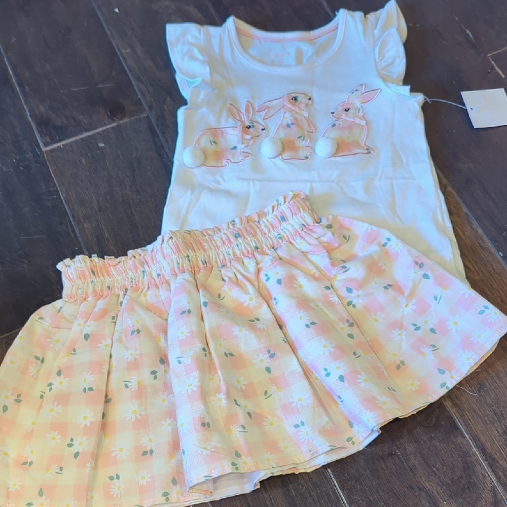 Kids Bunny Print Set